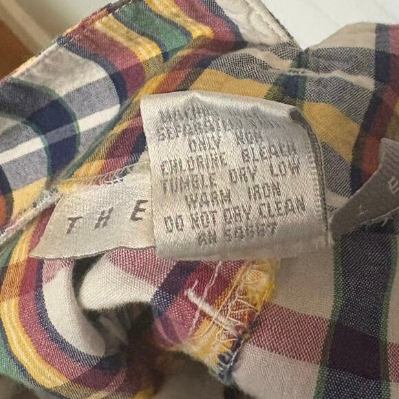 The Limited Plaid High Waisted Cotton Shorts Size 8 - Picture 8 of 8